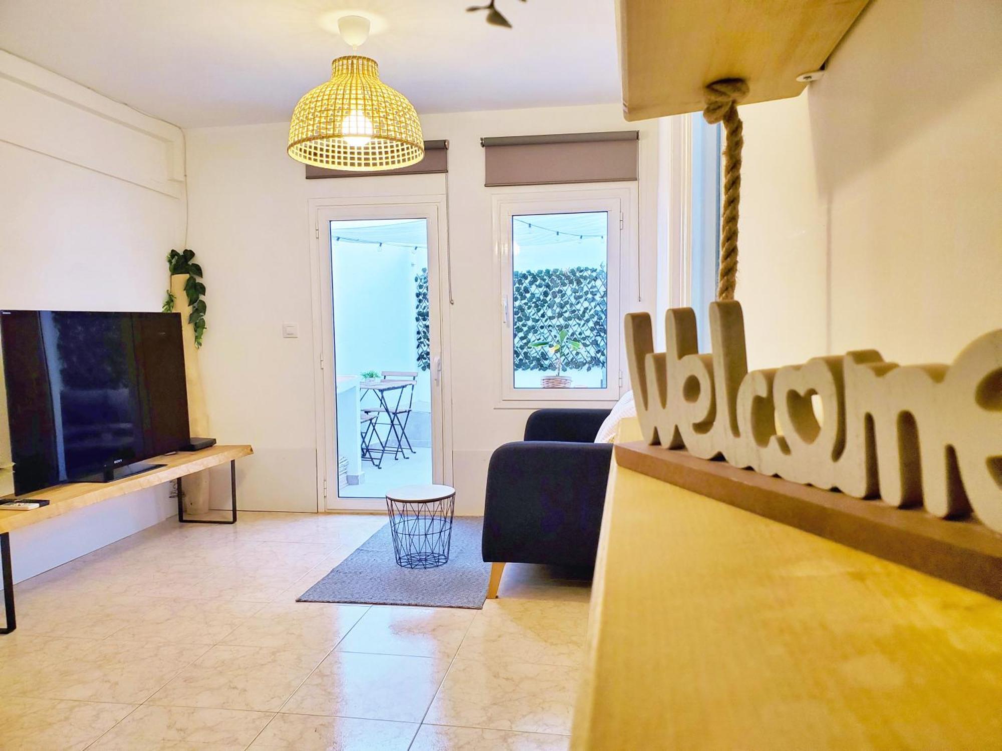 Apartamento Centrico Con Patio Privado Tarragona Kültér fotó